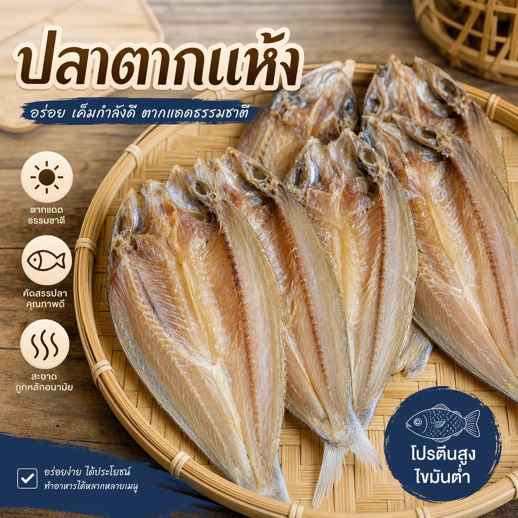 ปลาตากแห้งพรีเมียม